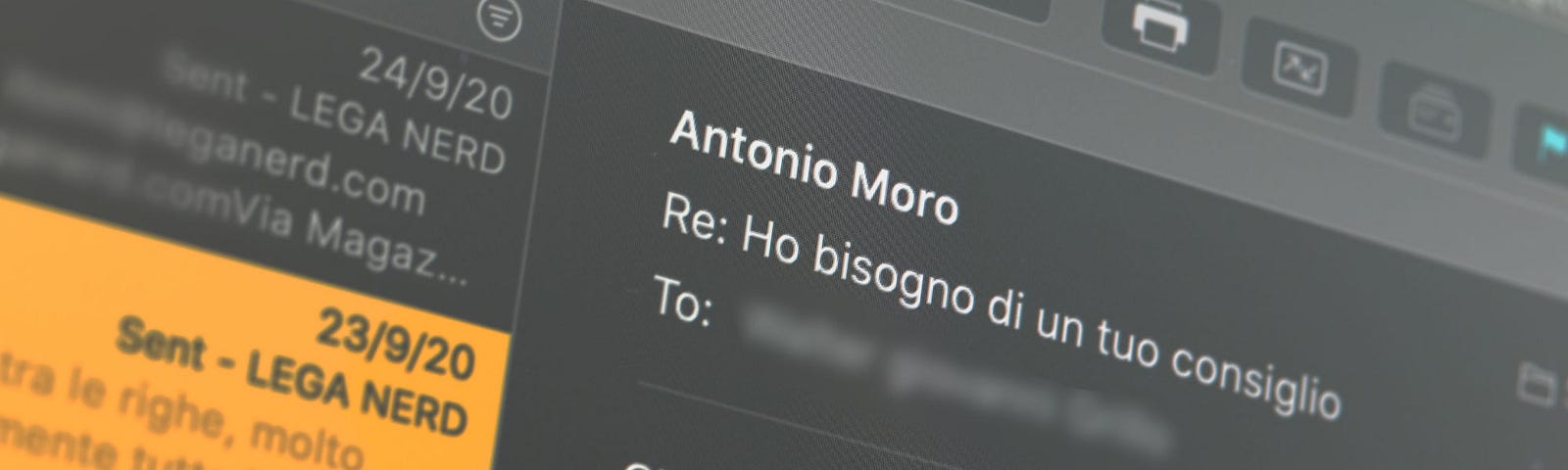 Ho bisogno di un tuo consiglio…