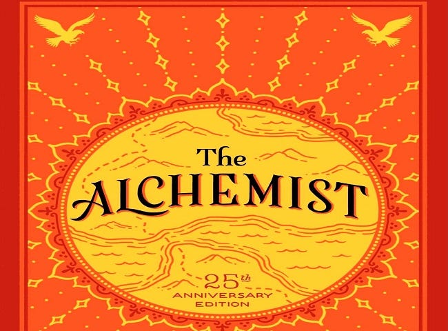 Screenshot of the book The Alchemist