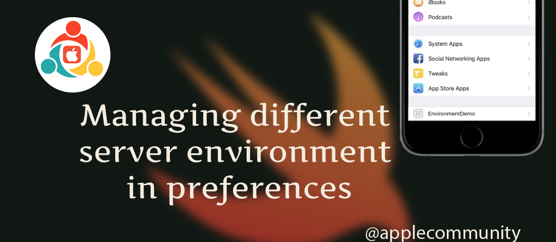 Managing different server environment/configuration in preferences of iOS application