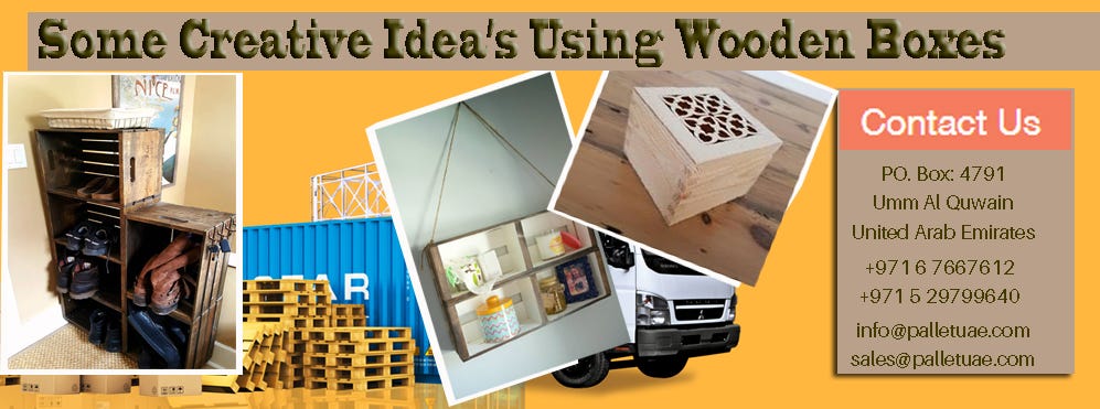 Some Creative Idea S Using Wooden Boxes By Pallet Uae Medium