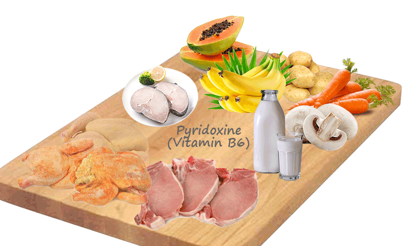 Pyridoxine (Vitamin B6) health benefits and the richest food sources