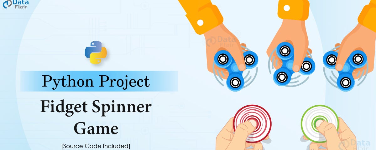 python Fidget spinner game