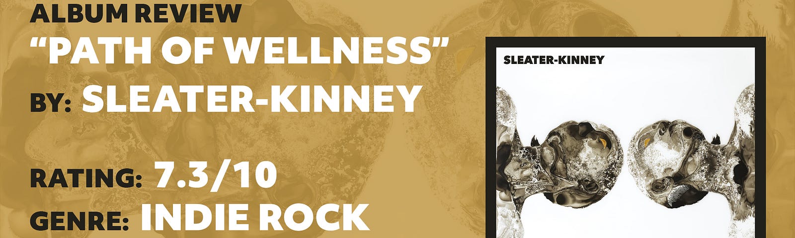 “Path of Wellness” is Sleater-Kinney’s latest album. The indie rock album was released on June 11, 2021 under Mom + Pop records. It receives a 7.3/10 score