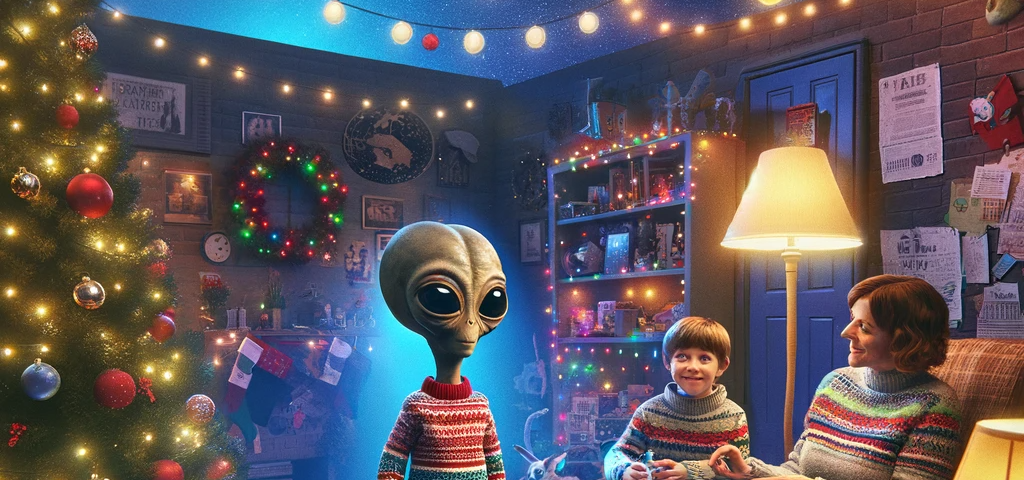 Cosmic Christmas: An Alien Tale A single parent’s ordinary Christmas play turns extraordinary with an unexpected alien encounter, weaving a tale of interstellar wonder.