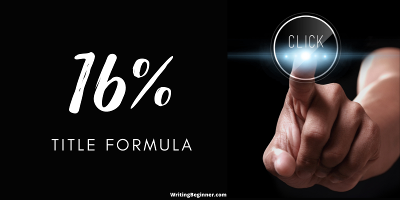 A finger clicking a black screen and whit circle — The Title Formula That Gets a 16% Click-Through Rate