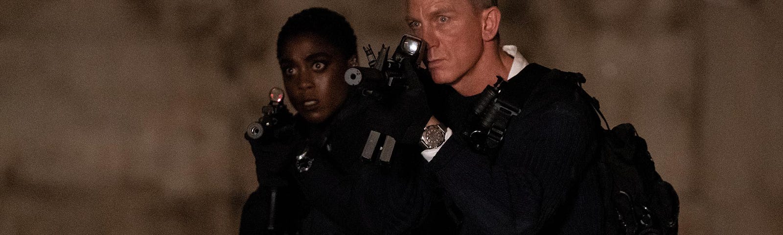 Lashana Lynch and Daniel Craig in ‘No Time To Die’
