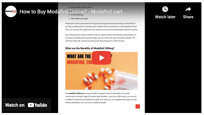 Buy Modafinil Online