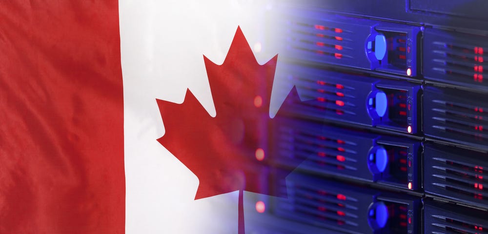 Canadian flag/server (web hosting provider)