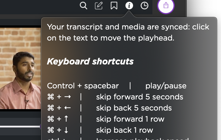 Simon Says keyboard shortcuts