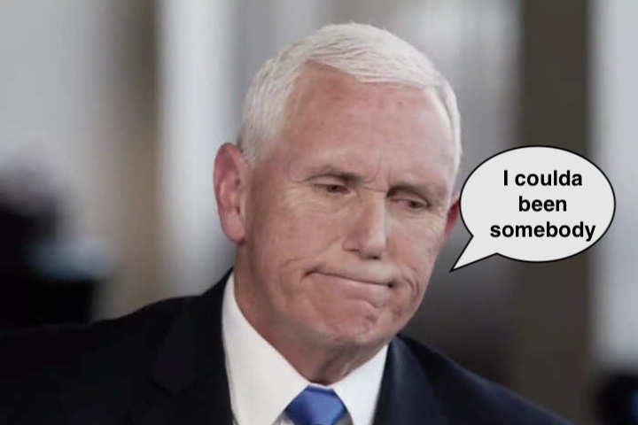 Photo of Mike Pence. Humor. Fantasy. Satire. Republican. President. USA. Elections.