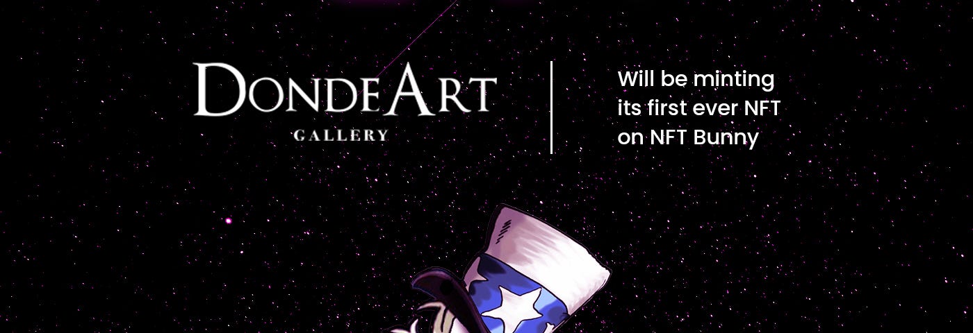 Dondè Art Gallery chooses NFT Bunny