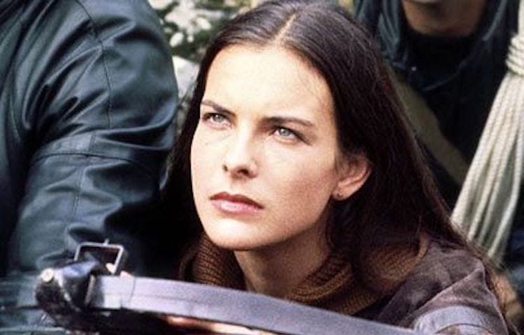 Carole Bouquet in the Movie “For Your Eyes Only”