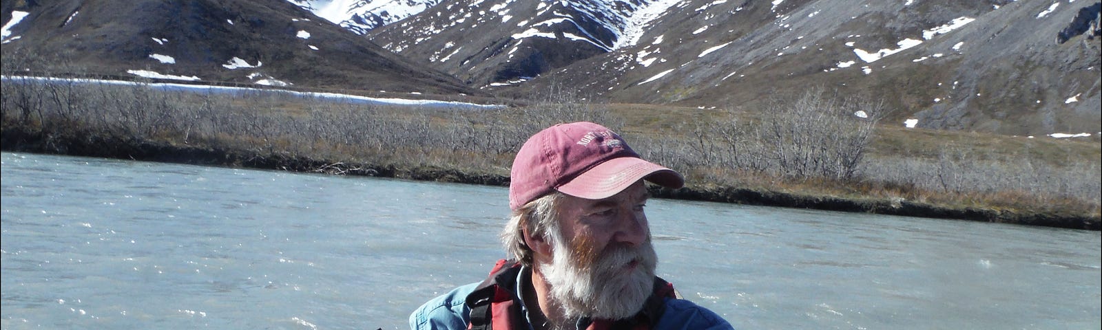 Randy J. Brown rafting the waters of the Ivishak River in Arctic National Wildlife Refuge, Alaska.