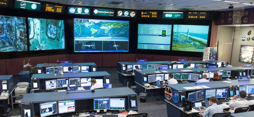 Johnson Space Center Mission Control