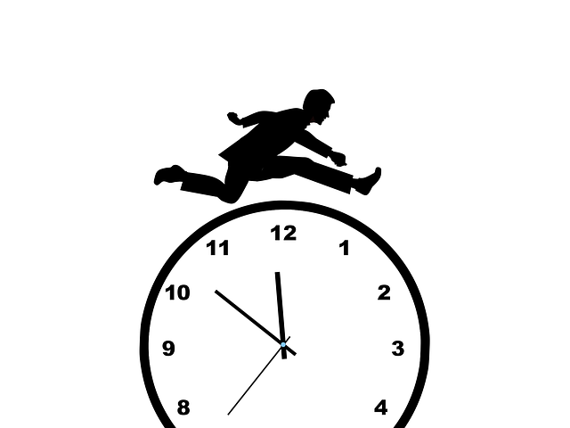 Jumping over clock