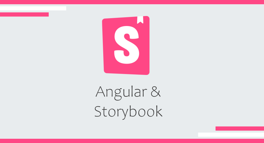 Storybook logo and article’s title: Angular & Storybook
