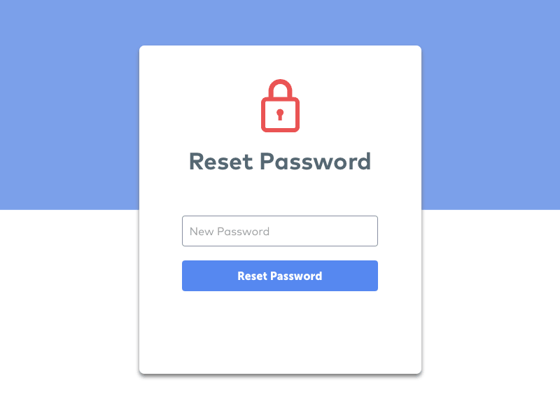 How to add Password Reset functionality to your App. 