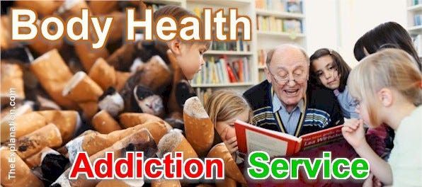Body Health has a lot to do with our own nurturing. Do we submit it to an addiction? Or do we use it for service to others?