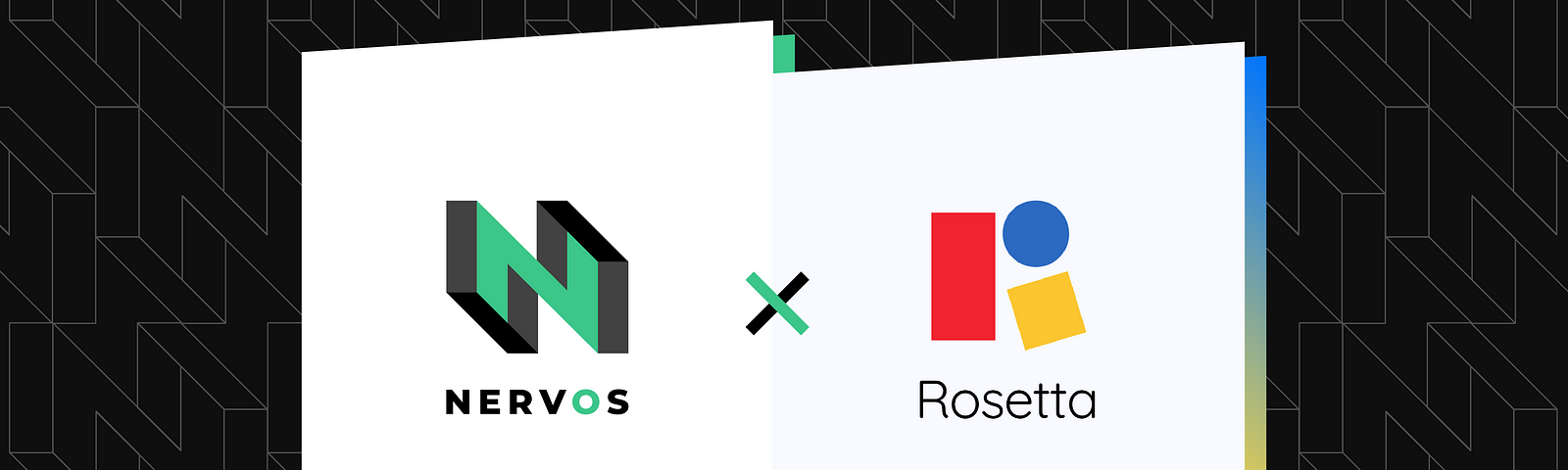 Nervos logo and Rosetta logo