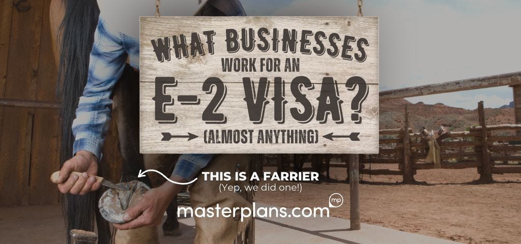 What businesses work for an E-2 Visa? Almost Anything!
