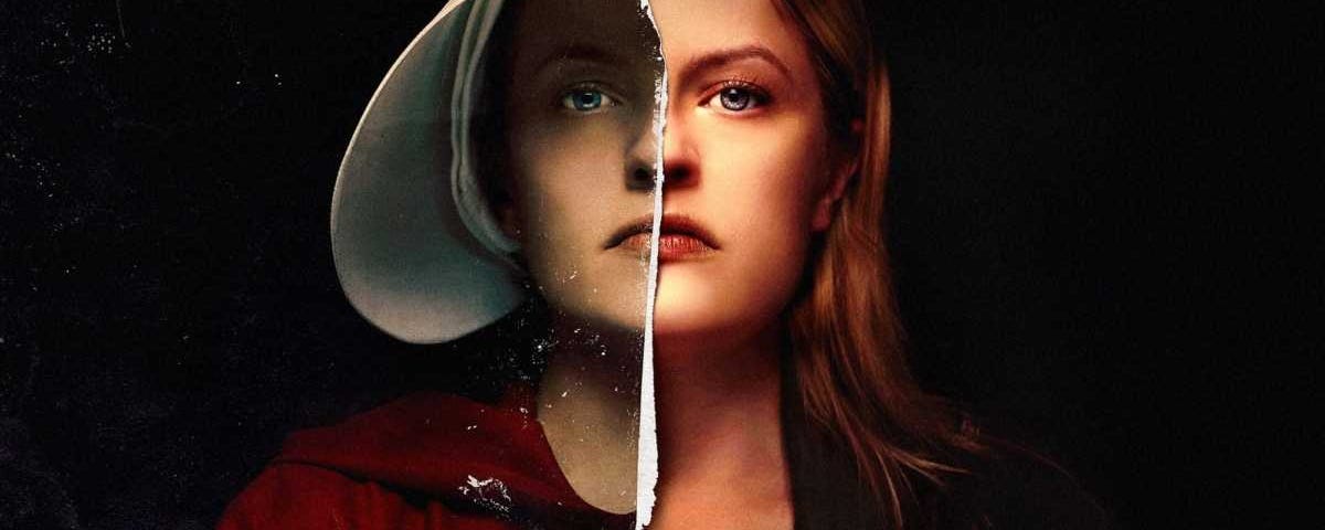 Elizabeth Moss em cartaz da série O Conto da Aia (Divulgação/Hulu)