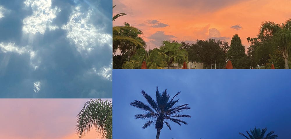 Photos of the sky with clouds