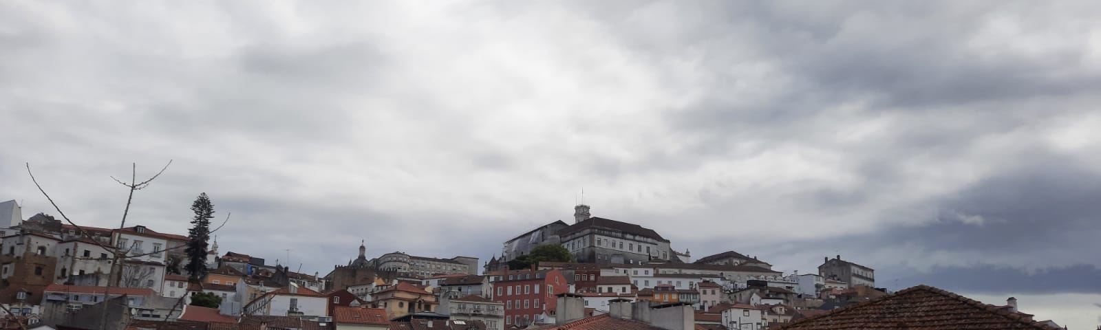 View of University of Coimbra by Baixa perspective