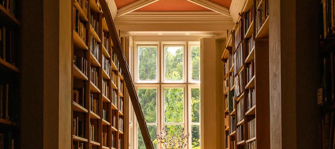 A book library with a huge collection