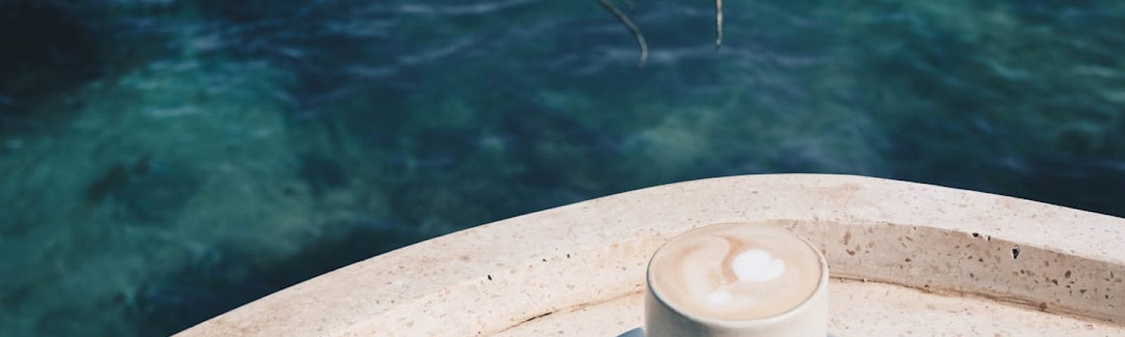 Coffee by the water