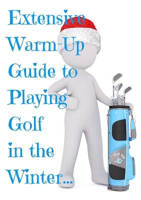 playing golf in the winter