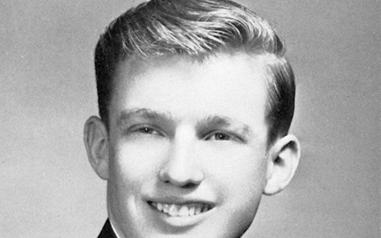 Donald Trump pictured in 1964