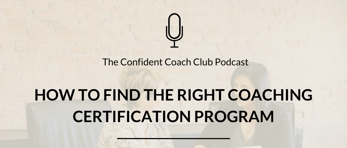 Podcast Cover Episode 14 Confident Coach Club Podcast