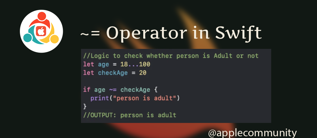 ~= Operator in Swift