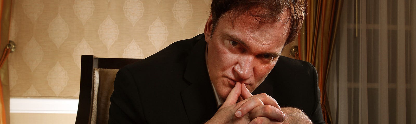 Portrait of Quentin Tarantino