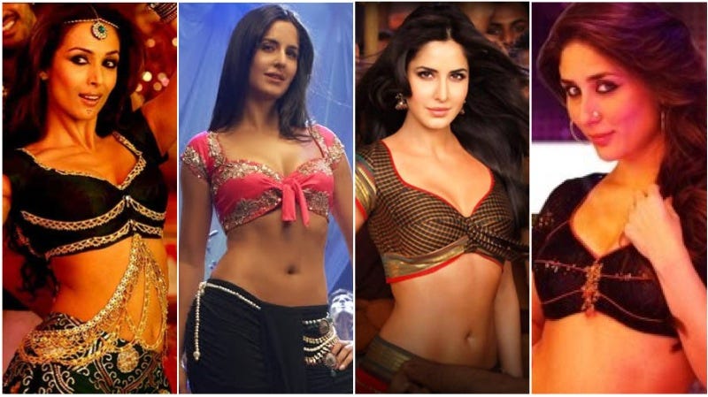 Left to Right — Malaika Arora Khan, Katrina Kaif, Katrina Kaif and Kareena Kapoor, in various item songs