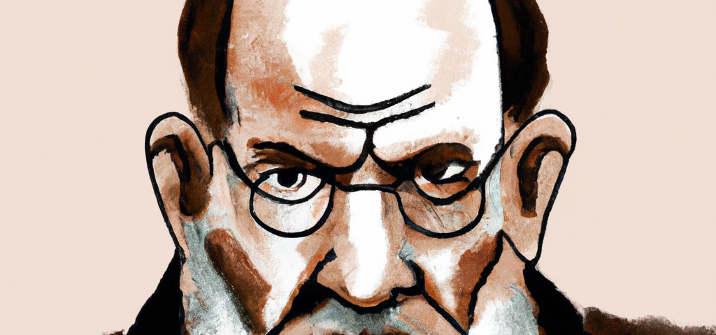 portrait of Sigmund Freud
