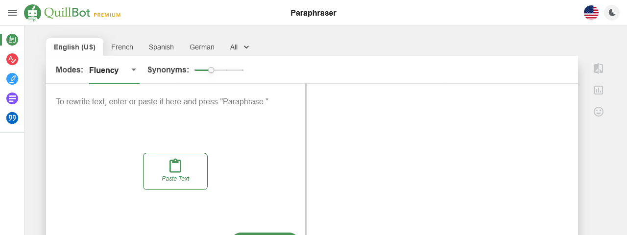 Quillbot Paraphrase Tool