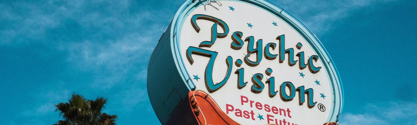 Psychic Vision advertising sign