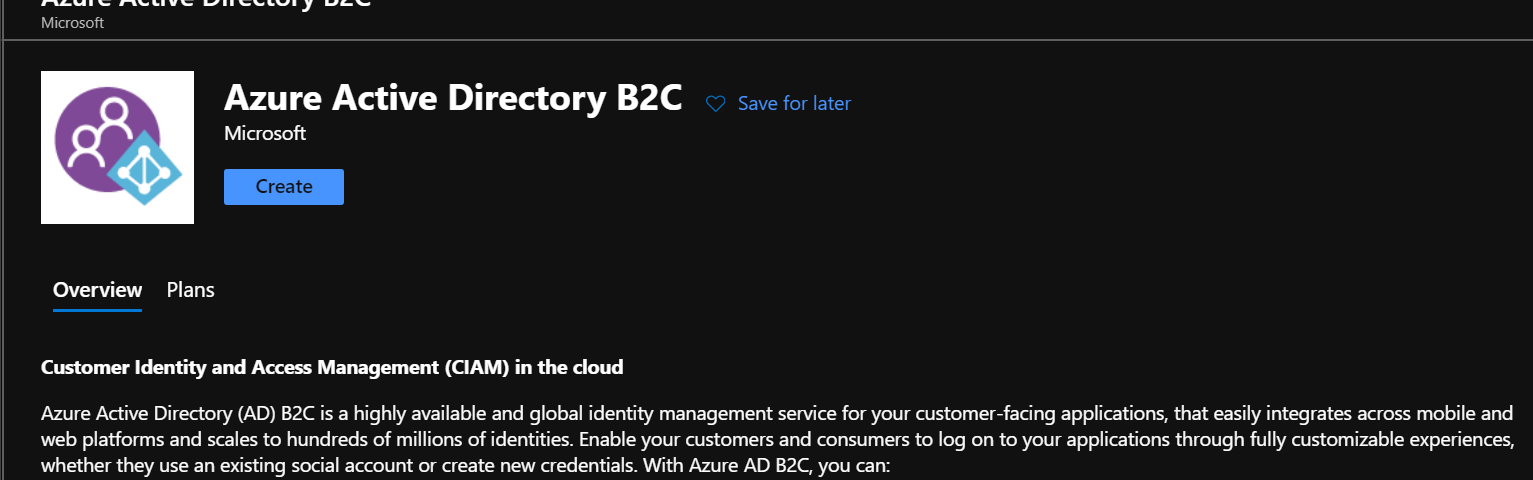 Azure Active Directory B2C