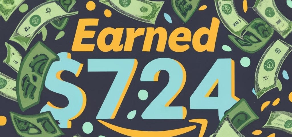 How I Made $7.24 with the Amazon Affiliate Program on Medium.com