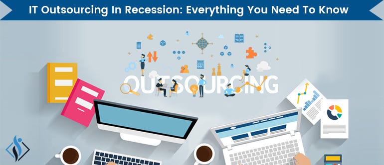 Benefits of IT outsourcing in recession blog image