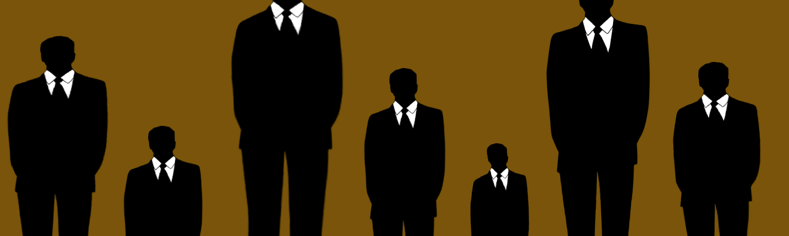silhouette of business personnale