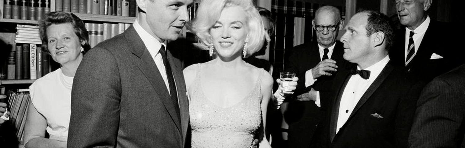 Marylin Monroe with the former President of the United States of America — John F Kennedy in May 1962 after she sang the ‘Happy Birthday’ song for him at Maddison Square garden. Image Credits: Reader’s Digest