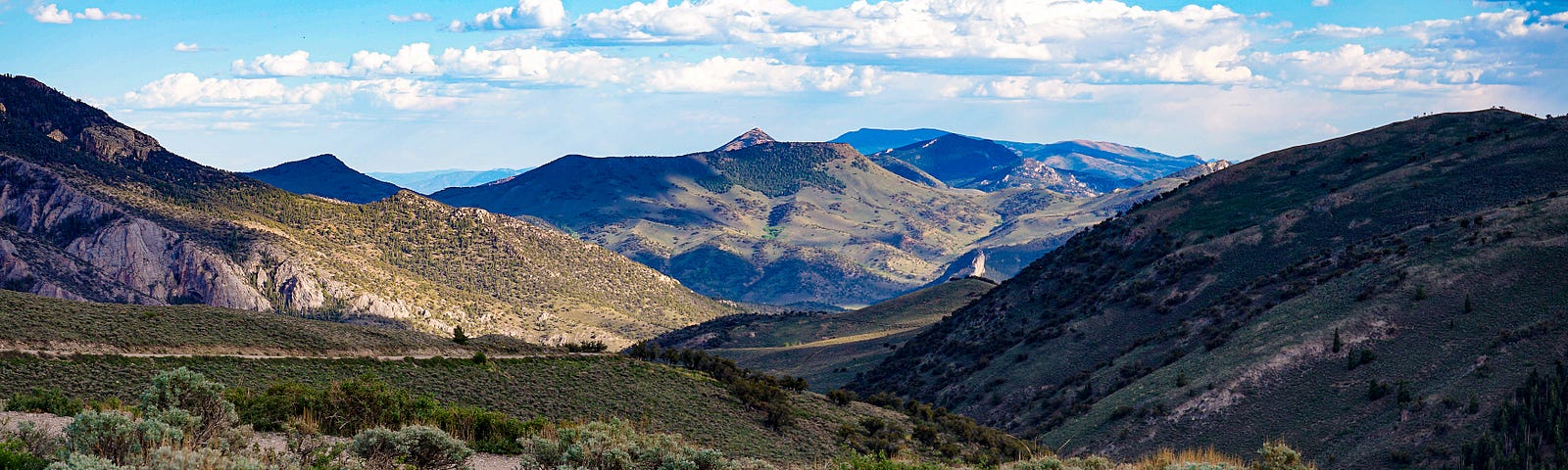Over looking the mountainous terrain of beautiful Nevada