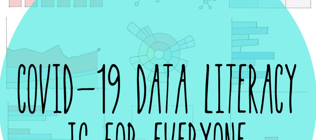 COVID-19 Data Literacy is for everyone, comic cover image