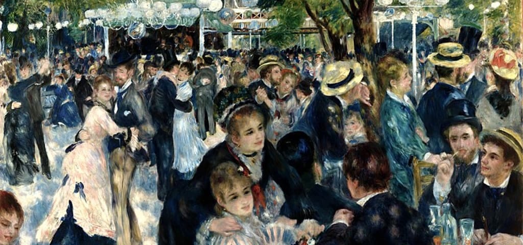 Bal du moulin de la Galette, oil on canvas Pierre-Auguste Renoir