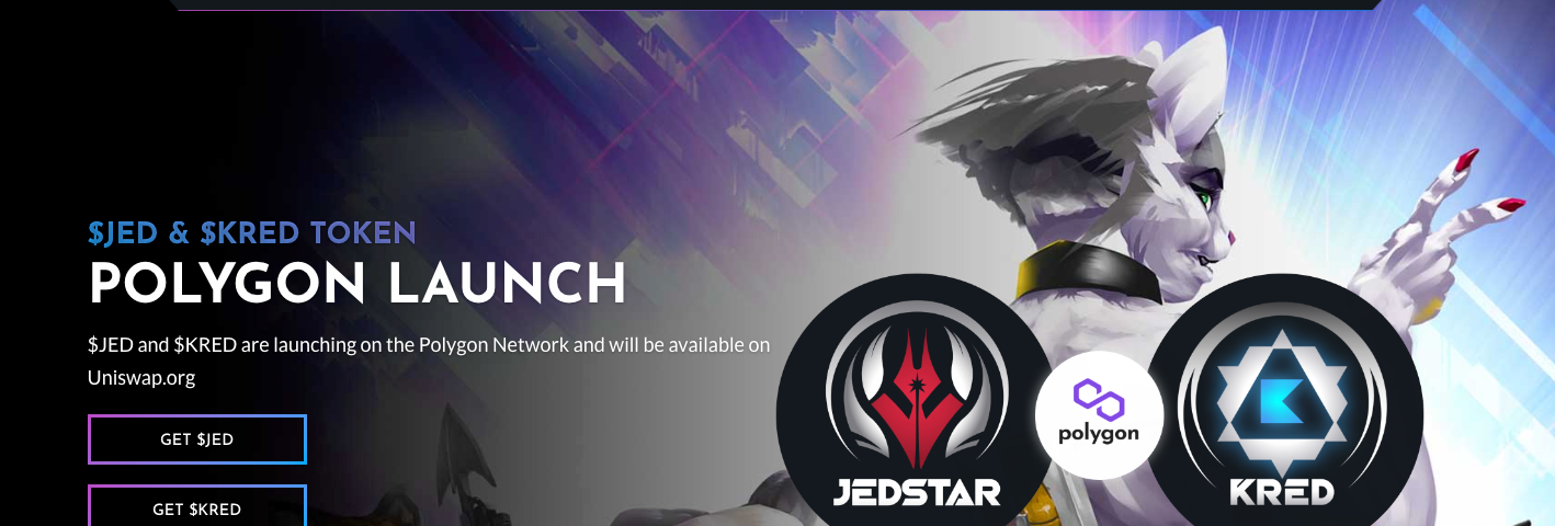 JEDSTAR Gaming is a Web3 company that focuses on providing gaming products and services powered by two tokens, JED and KRED.