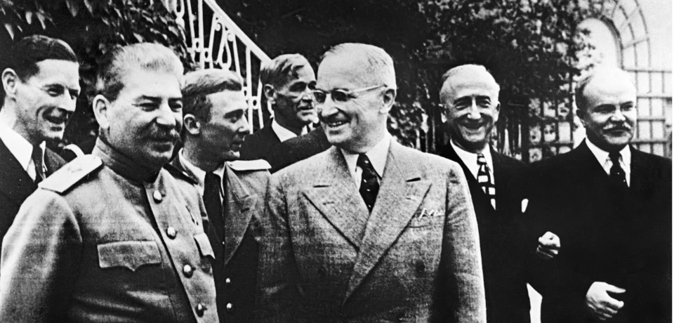 Stalin Truman Potsdam WWII