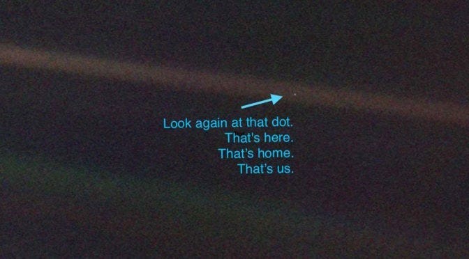 Pale Blue Dot — Source: NASA