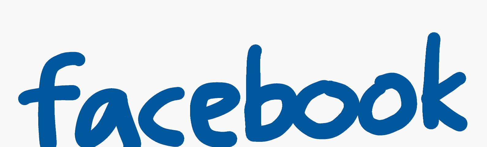 Facebook Hand Writing Logo